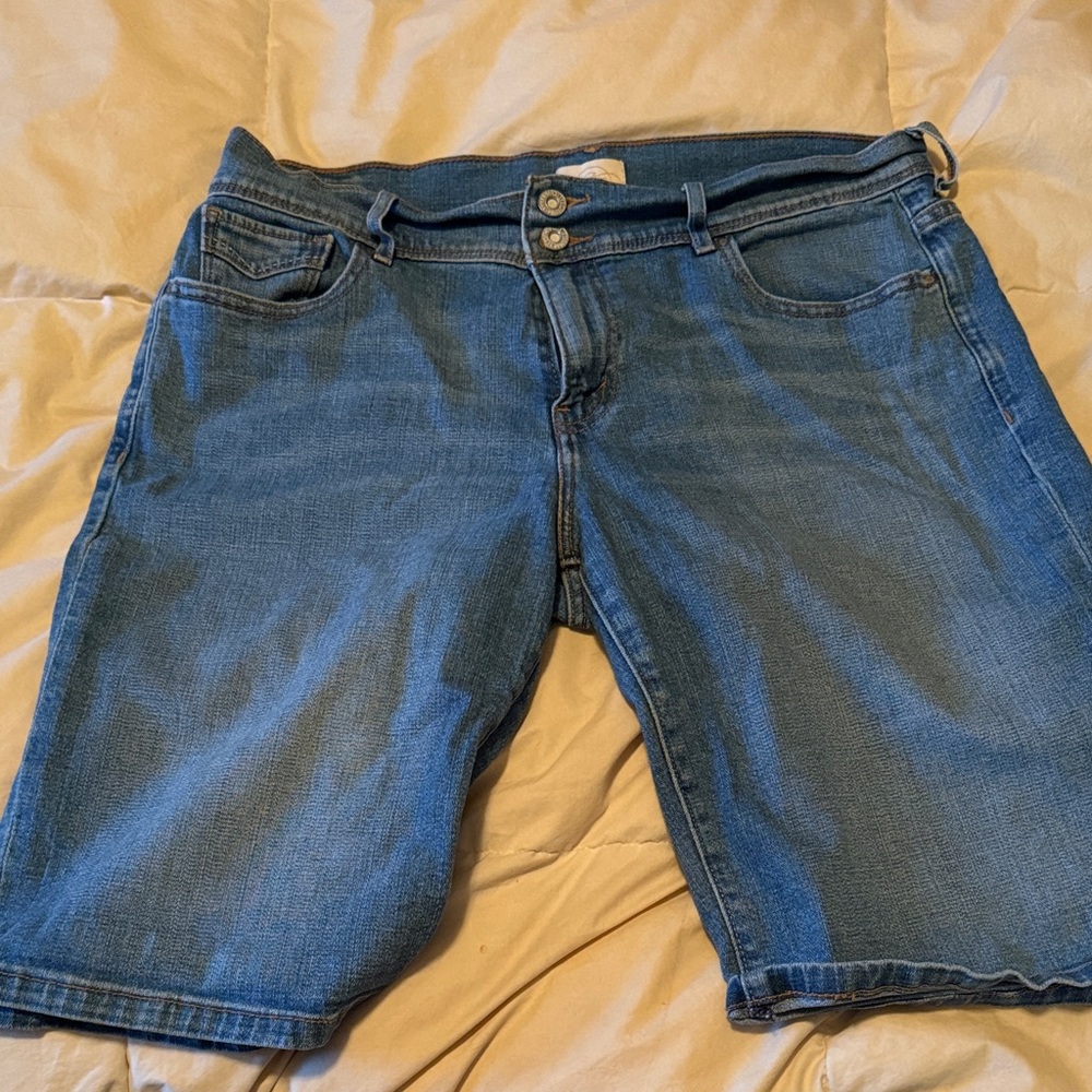 Blue Denim Levi Shorts